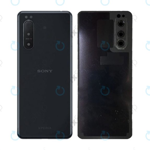 Cover batteria per Sony Xperia 5 II, Black, A5024936A, Genuine Service Pack