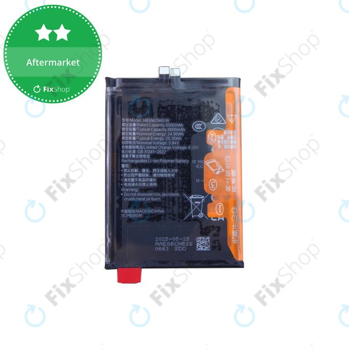 Batteria per Honor Magic7 Lite, HB556794EIW, 6600mAh