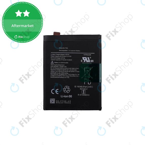 Batteria per OnePlus Nord, BLP785, 4115mAh