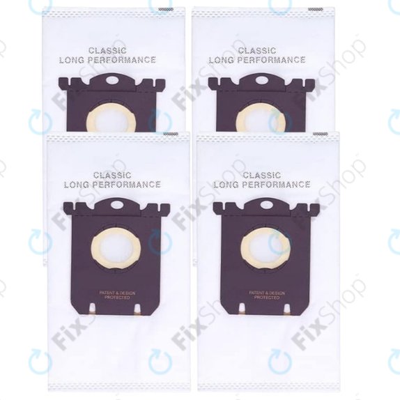 Sacchetto universale per aspirapolvere E201SM, 4 pz. per Electrolux, Philips, Tornado, Volta, AEG - S-bag