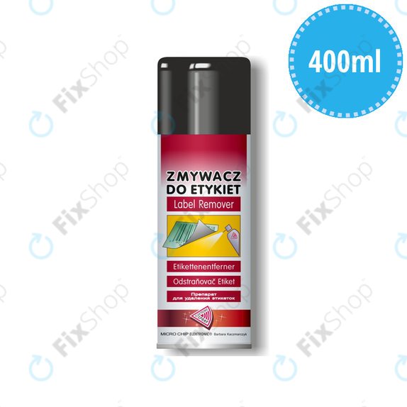 Rimuovi etichette 400ml, Micro Chip Electronic
