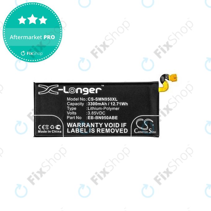 Batteria per Samsung Note 8 N950FD, EB-BN950ABE, 3300mAh, HQ