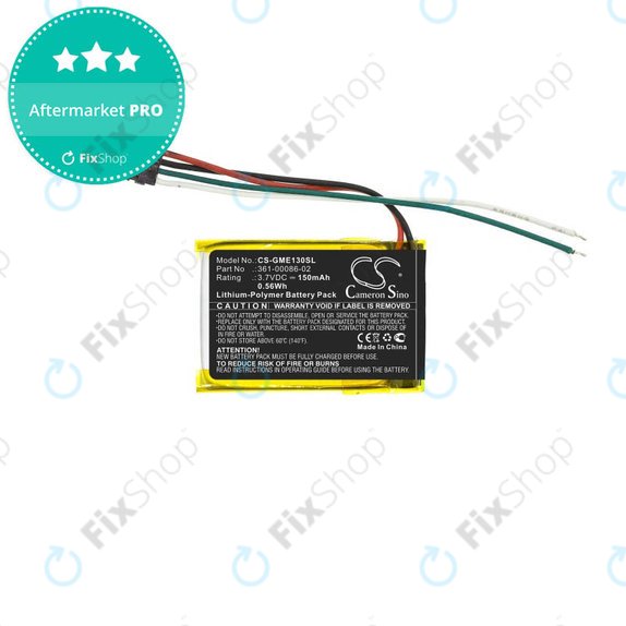 Batteria per Garmin 3LA037240, Edge 130, 361-00086-02, 150mAh, HQ