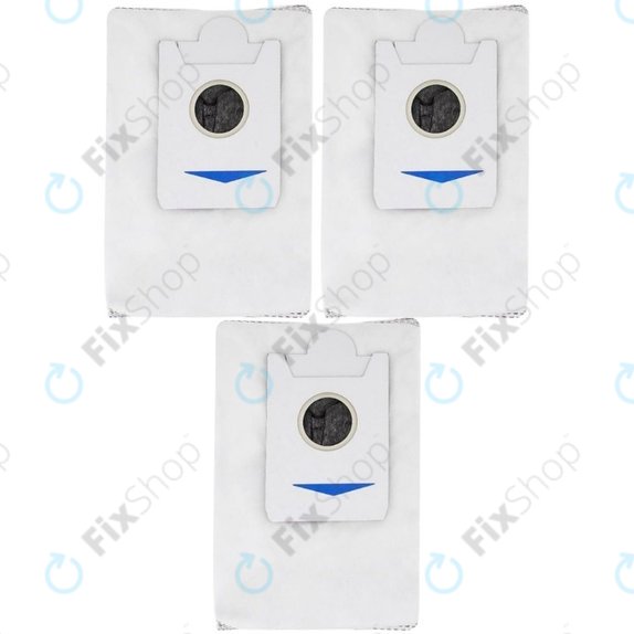 Sacchetto per aspirapolvere, 3 pz., Carbone attivo per Ecovacs Deebot X2-series, X5-series