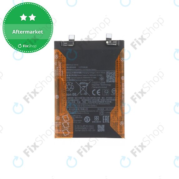 Batteria per Xiaomi Poco F5, X5 Pro, Redmi Note 12 Pro 5G, BP4K, 5000mAh