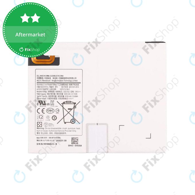 Batteria per Samsung Galaxy Tab A 10.1" 2019, EB-BT515ABU, 6150mAh