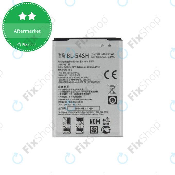 Batteria per LG G3 S D722, L90 D405, Bello, BL-54SH, 2540mAh