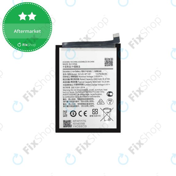 Batteria per Samsung A22 5G A226B, EB-BA226ABY, SCUD-WT-W1, 5000mAh