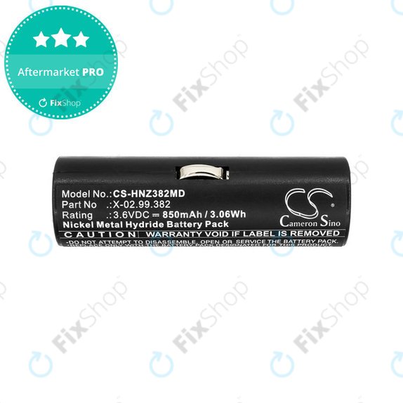Batteria per Heine Beta Handles, Heine Ophthalmoscope Beta 200, X-02.99.382, BATT/110904-A1, Ni-MH, 850mAh, 3.6V, HQ