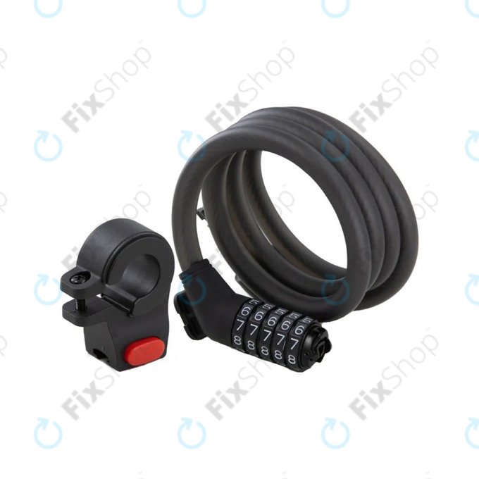 Lucchetto a cavo con combinazione per Segway Kickscooter P100SE, Ninebot ES1, ES2, ES4, E22, E25