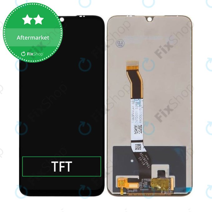 Schermo LCD per Xiaomi Redmi Note 8, Vetro touch senza cornice