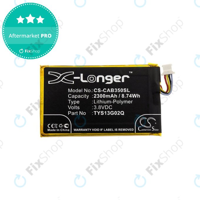 Batteria per Caterpillar CAT B35, 2300mAh, Li-Pol, 3.8 V, TYS13G02Q, HQ