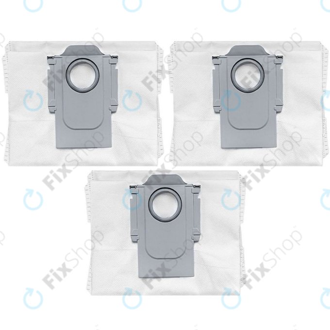 Sacchetto per aspirapolvere, 3 pz. per Xiaomi Roborock S7-series, S8-series, Q5-series, Q7-series, Q8 Max+