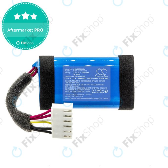 Batteria per JBL Charge Essential 2, GSP-1S3P-CH40, Li-Ion, 7800mAh, 3.6V, HQ