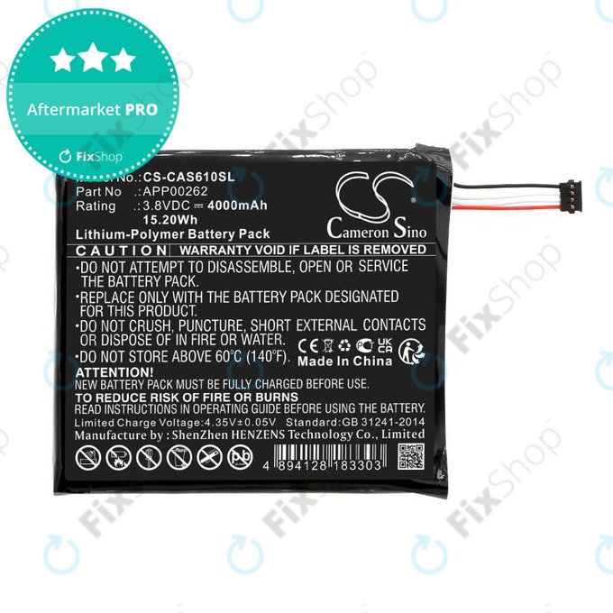 Batteria per CAT S61, APP00262, Li-Pol, 3.8V, 4000mAh, HQ