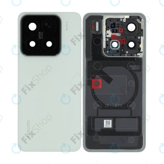 Cover batteria per Xiaomi 15 5G, Green, 560069000O300, Genuine Service Pack