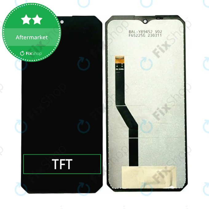 Schermo LCD per Oukitel WP36, Vetro touch senza cornice