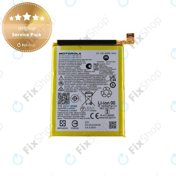 Batteria per Motorola Moto E22i, NH40, SB18D48255, 4020mAh, Genuine Service Pack