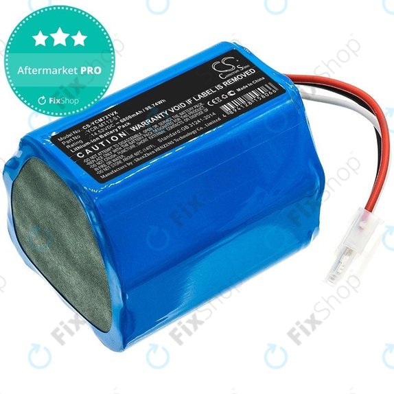 Batteria per Miele Scout RX2, RX3 Home Vision, YCR-MT12-S1, Li-Ion, 6800mAh, 14.52V, HQ