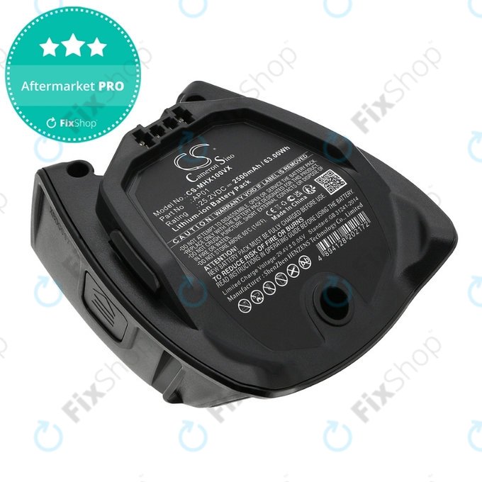 Batteria per Miele HX-seriess, AP01, Li-Ion, 2500mAh, 25.2V, HQ