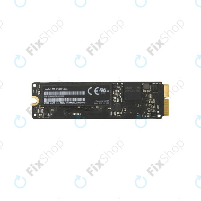 SSD 256GB per MacBook Air 11" A1465, Air 13" A1466, Pro 13" A1502, Pro 15" A1398 (2013 - 2017)