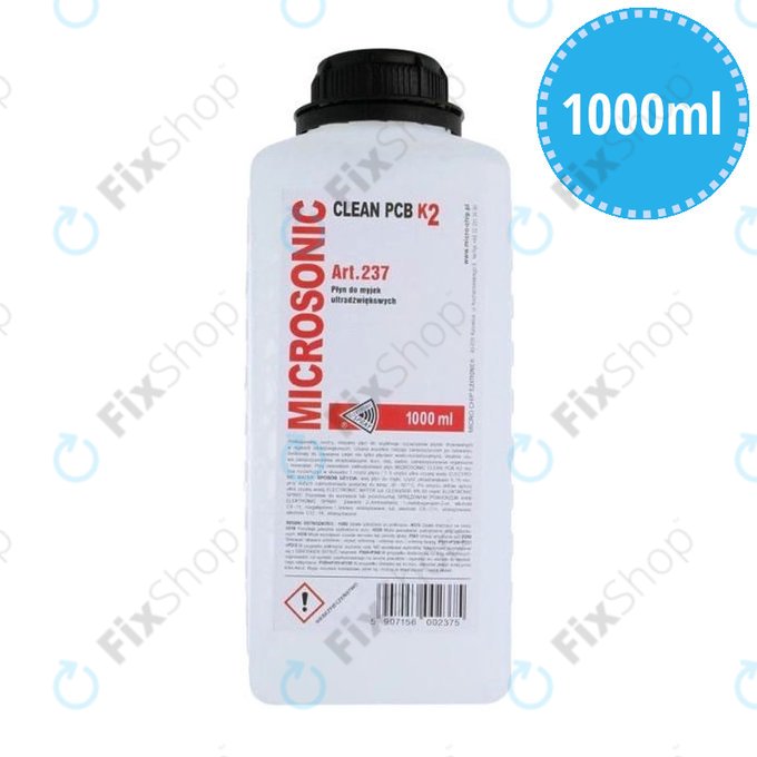 Liquido per pulitore a ultrasuoni 1000ml, Microsonic Clean PCB K2