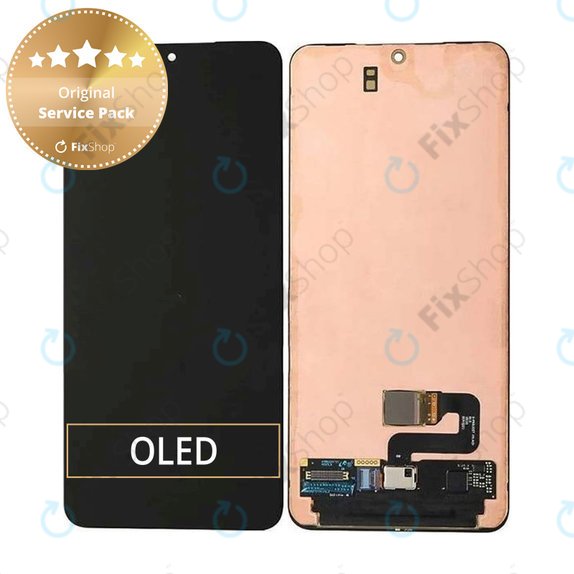 Schermo per Samsung S21 G991B, Vetro touch senza cornice, GH96-13942B, Genuine Service Pack