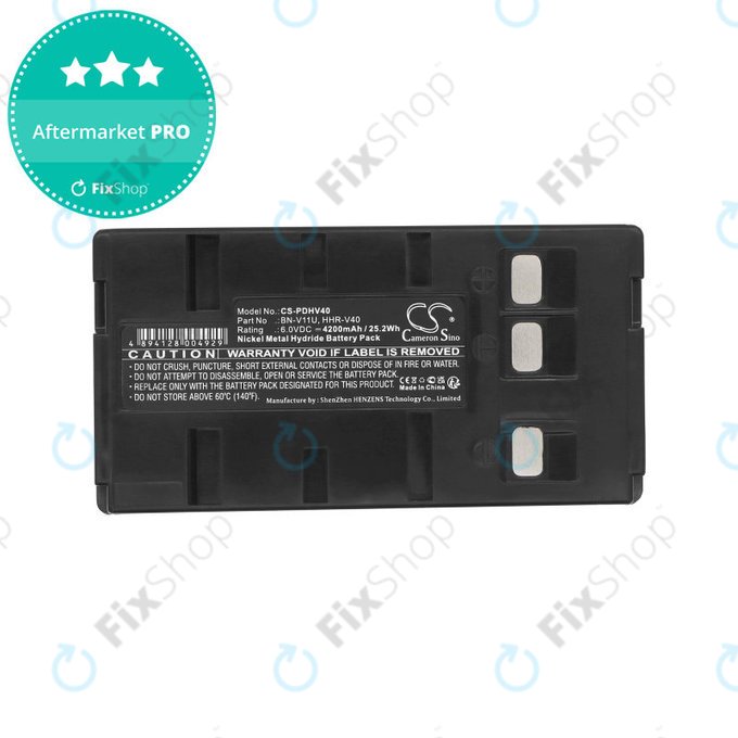 Batteria per Blaupunkt, Grundig, JVC, Metz, Panasonic, Philips, Siemens, HHR-V40, Ni-MH, 4200mAh, 6V, HQ