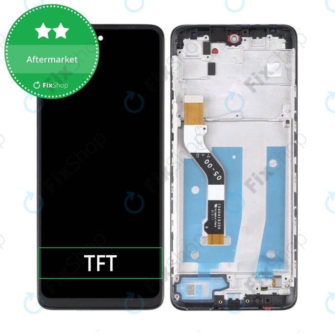 Schermo per Motorola Moto G60s XT2133, Black, Vetro touch con cornice