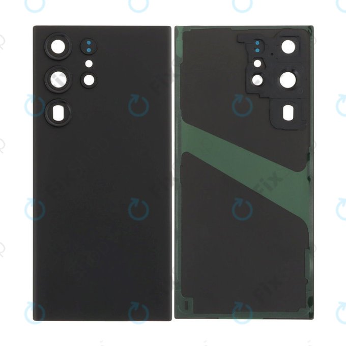 Gruppo cover batteria per Samsung S23 Ultra S918B, Phantom Black