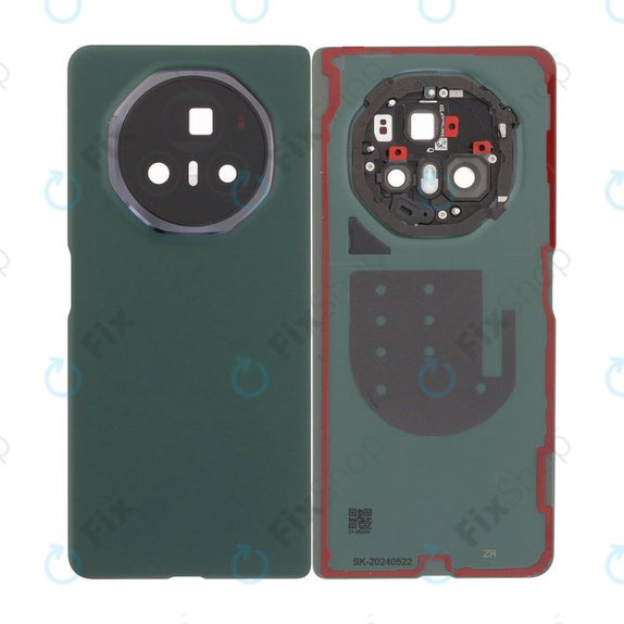 Gruppo cover batteria per Honor Magic V3, Tundra Green