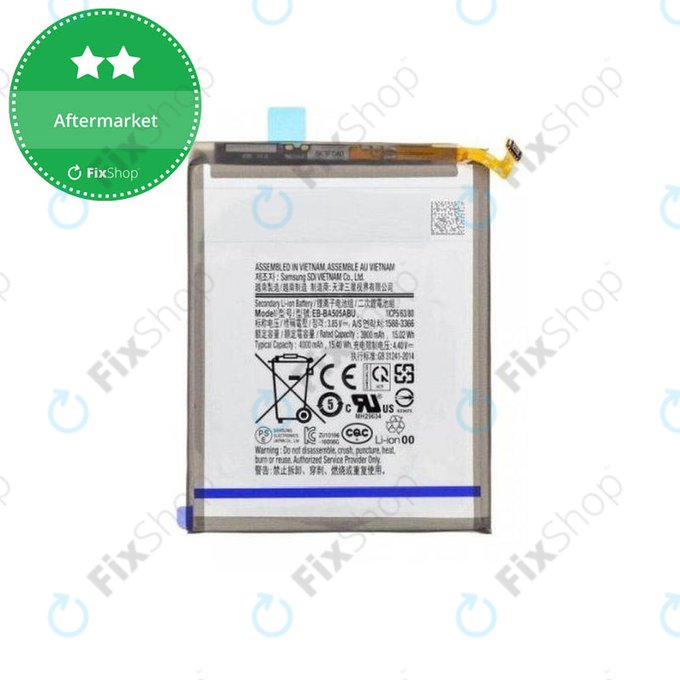 Batteria per Samsung A50 A505F, A30s A307F, EB-BA505ABU, 4000mAh