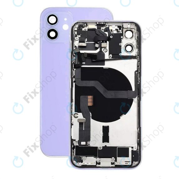Scocca posteriore con piccoli componenti per iPhone 12, Purple