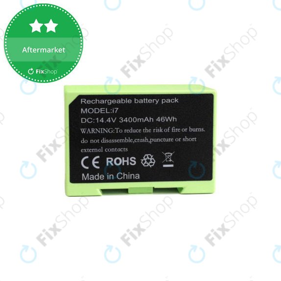 Batteria per iRobot Roomba e-seriess, i-seriess, ABL-D1, 4624864, ABL-D2, Li-Ion, 3400mAh, 14.4V