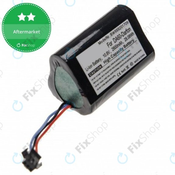 Batteria per Ecovacs Deebot Slim-seriess, DA-seriess, D-seriess, DA60-Darfon, Li-Ion, 2600mAh, 10.8V