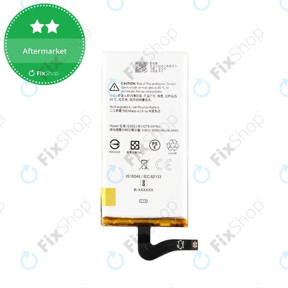 Batteria per Google Pixel 4 XL, G020J-B, 3700mAh
