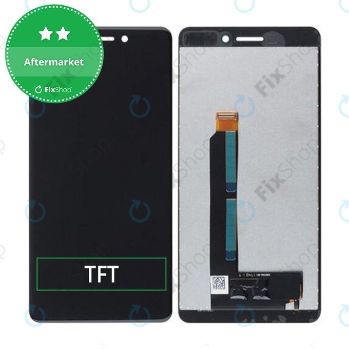 Schermo LCD per Nokia 6.1, Vetro touch senza cornice