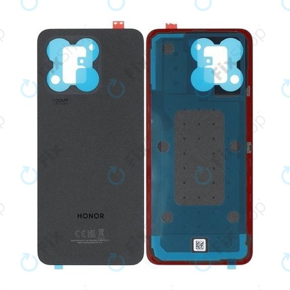 Cover batteria per Honor X8a, Midnight Black, 0235AEUP, Genuine Service Pack