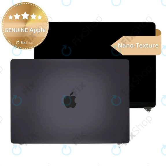 Schermo LCD per MacBook Pro 16" A3403 (2024), con vetro frontale e copertura, Nano-Texture, Space Black, 661-42326, Genuine Apple