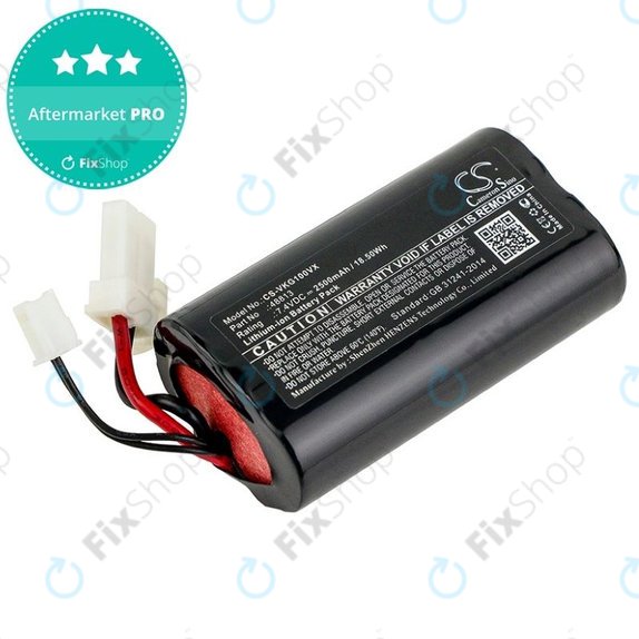 Batteria per Vorwerk Kobold VG100, 48813, Li-Ion, 2500mAh, 7.4V, HQ