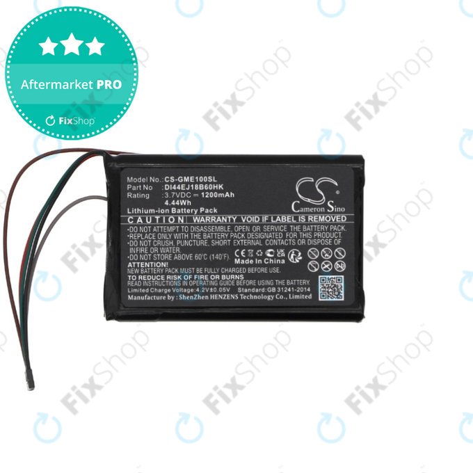 Batteria per Garmin Edge 1000, Explore, DI44EJ18B60HK, Li-Ion, 1200mAh, 3.7V, HQ