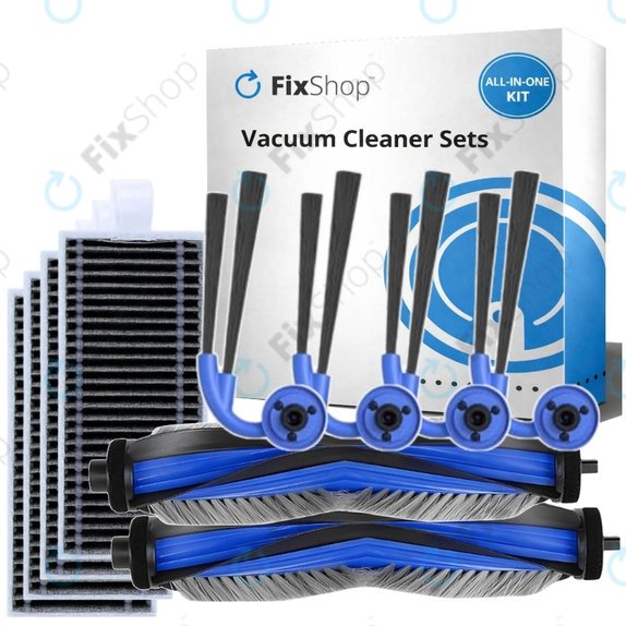 Set di ricambi per Ecovacs Deebot X11 Pro, X11 (2x spazzola principale, 4x filtro, 4x spazzola laterale)