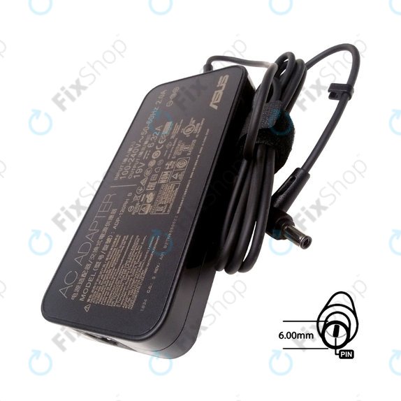 Adattatore di ricarica per Asus, 120W, 19V, B0A001-00064700, Genuine Service Pack