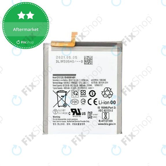 Batteria per Samsung S21 G991B, EB-BG991ABY, 4000mAh