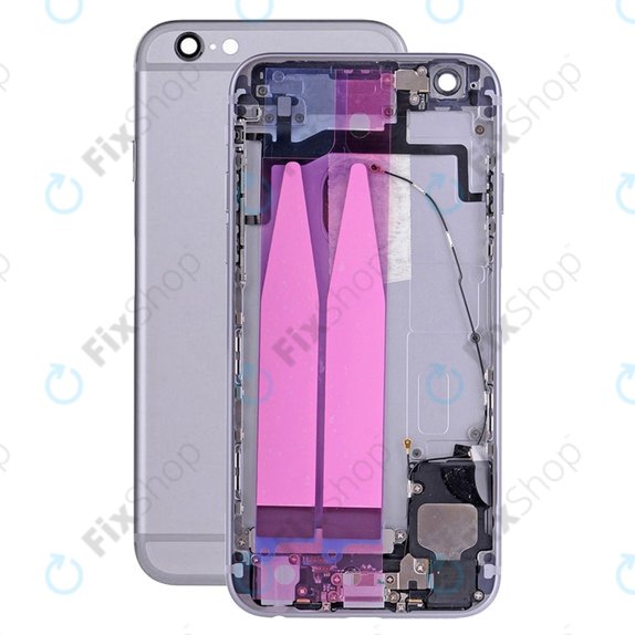 Scocca posteriore con piccoli componenti per iPhone 6S, Space Gray