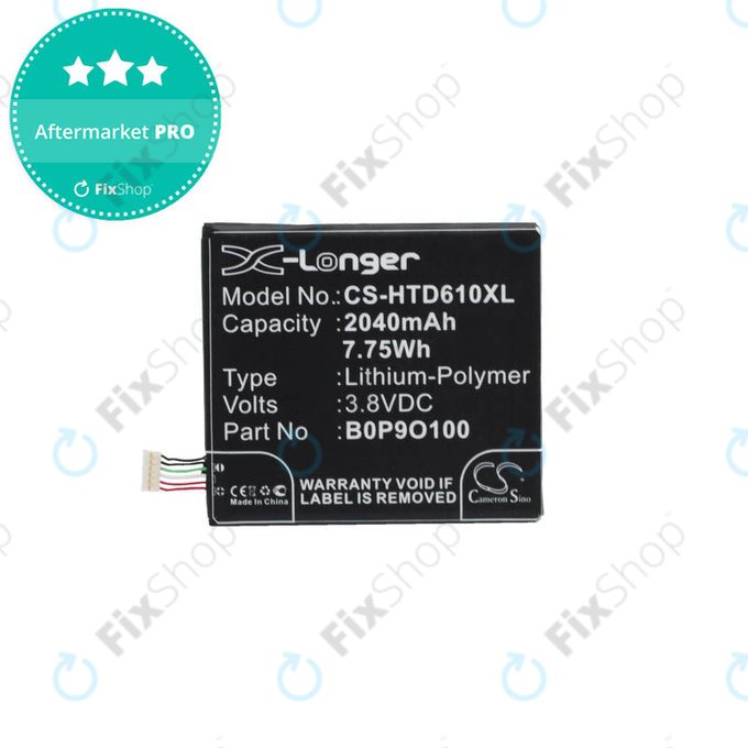 Batteria per HTC Desire 610 A3, B0P9O100, 2040mAh, HQ