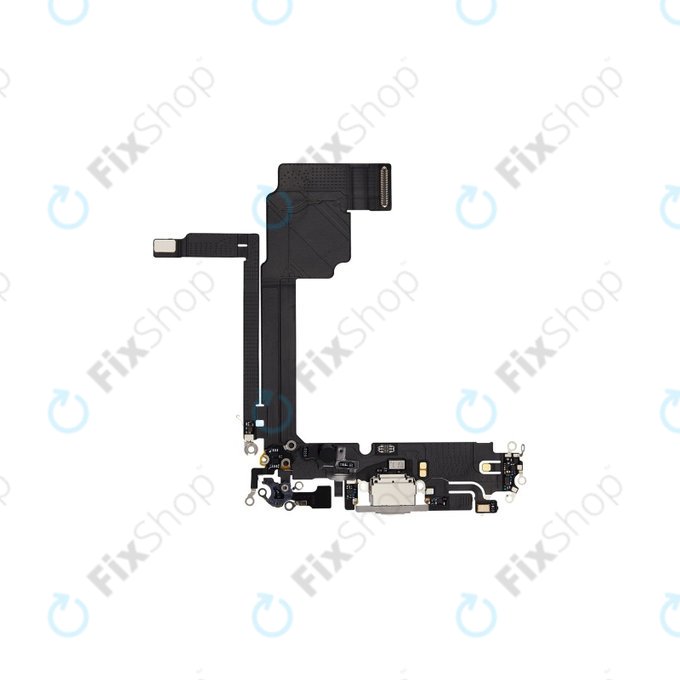 Connettore di ricarica con Cavo flex per iPhone 15 Pro Max, White Titanium