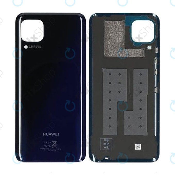 Cover batteria per Huawei P40 Lite, Midnight Black, 02353MVD, Genuine Service Pack
