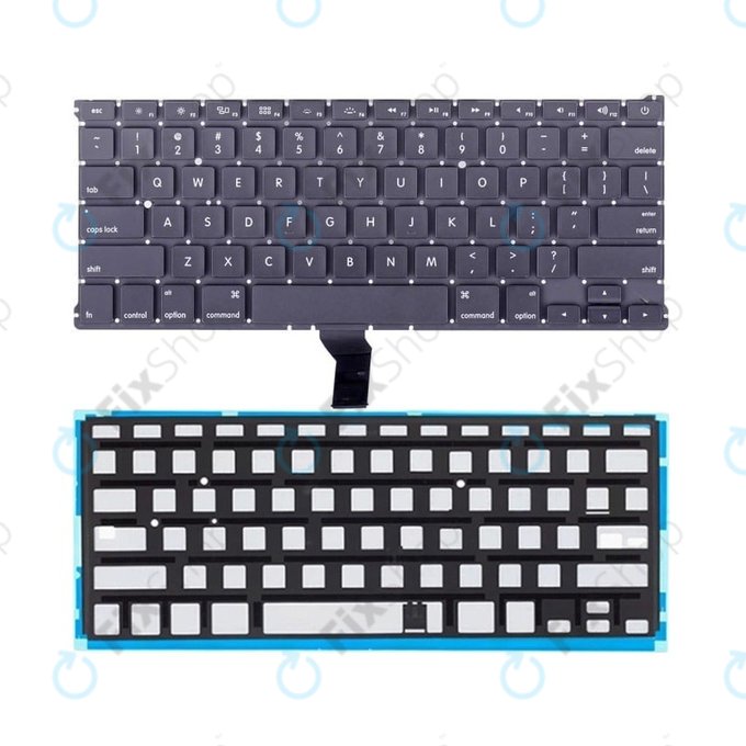 Tastiera con retroilluminazione US per MacBook Air 13" A1466 (Mid 2012 - Mid 2017), A1369 (Mid 2011)