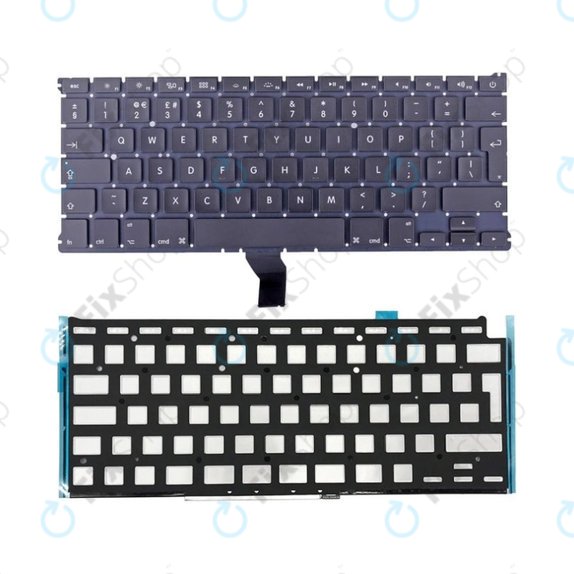 Tastiera con retroilluminazione UK/EU per MacBook Air 13" A1369, A1466 (Mid 2011 - Mid 2017)